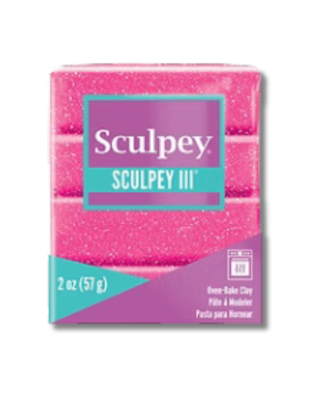 Sculpey III - Pink Glitter